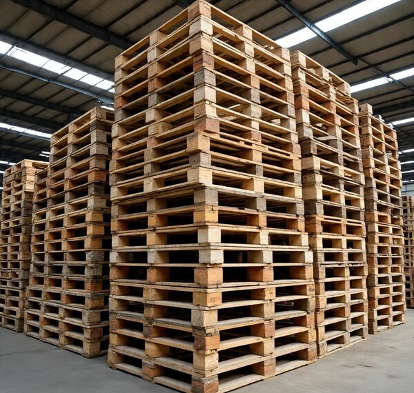 Palettes en bois robustes