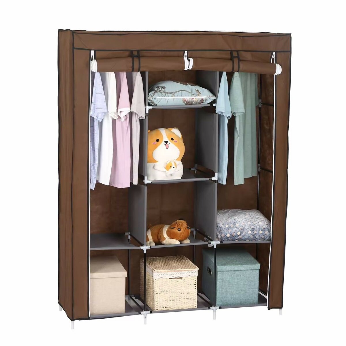Armoire Pliable en Tissu avec