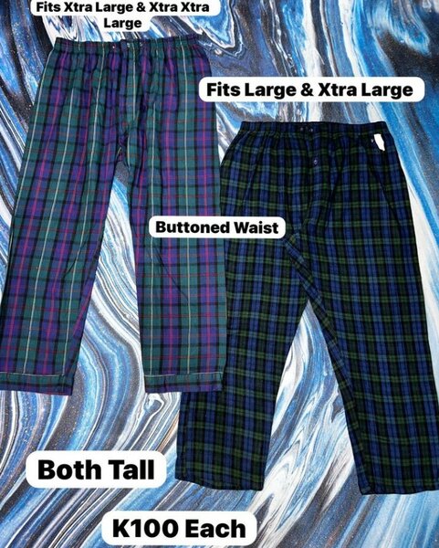 Women's comfortable plaid pajama pants