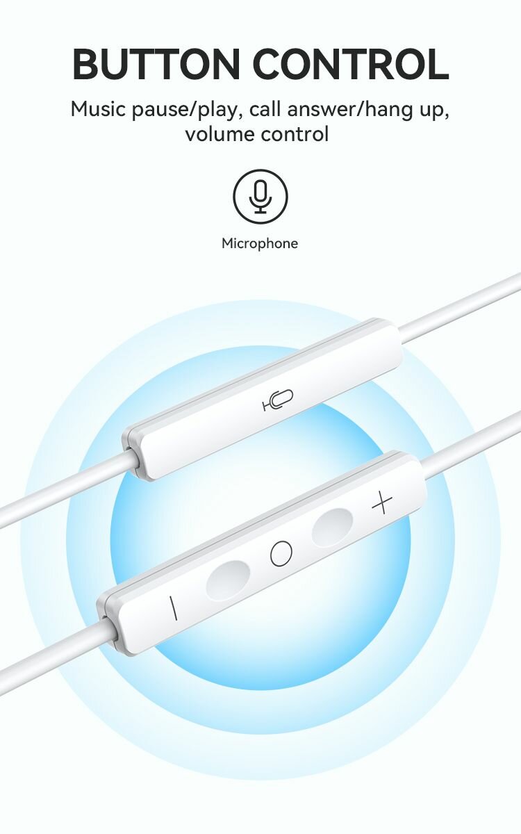 BWOO Écouteur filaire Iphone15