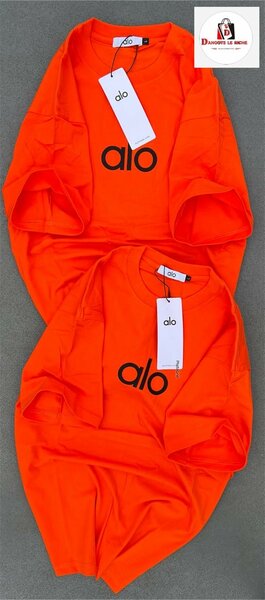T-shirt orange unisexe Alo
