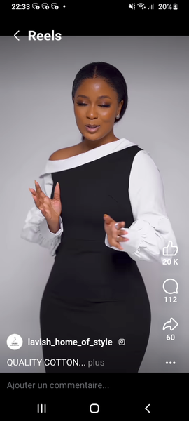 Robe évasée à manches longues