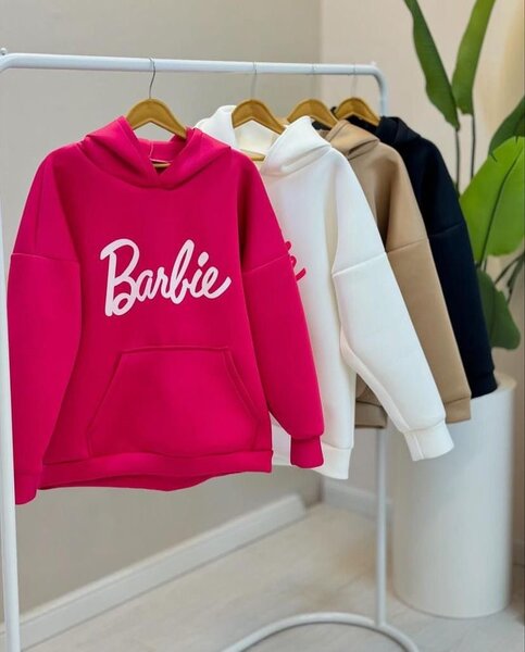 Sweat à capuche Barbie style