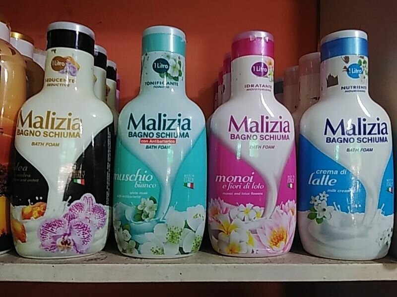 Malizia BATH FOAM, MillMill BATH FOAM ARGAN & BLACK EBONY