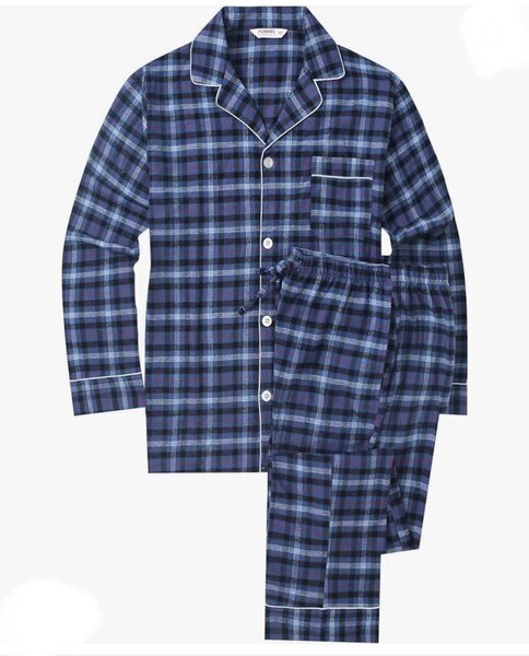 Mens plaid pajamas