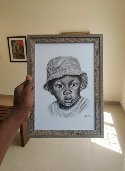 Portrait au crayon -  A4