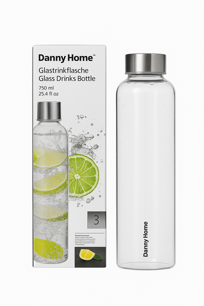 Glass Drinks Bottle 750ml