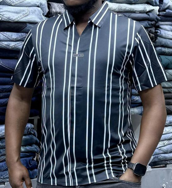 Chemise rayée homme élégante
