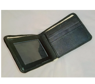 Cowhide Wallet Handmade Bifold Genuine Hair-on Hide Leather Wallet Real Cow Skin Fur Wallet Ideal Gift