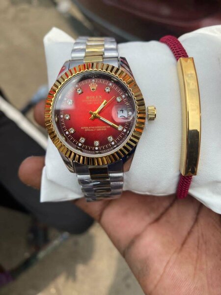 Montre Élégante Bicolore