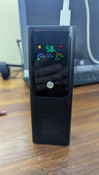 Powerful 100 w fast charging power bank 20,000 milliamps