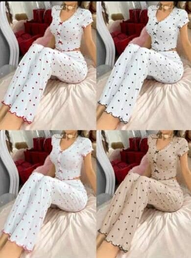 2 piece lounge wear (trousers and top )