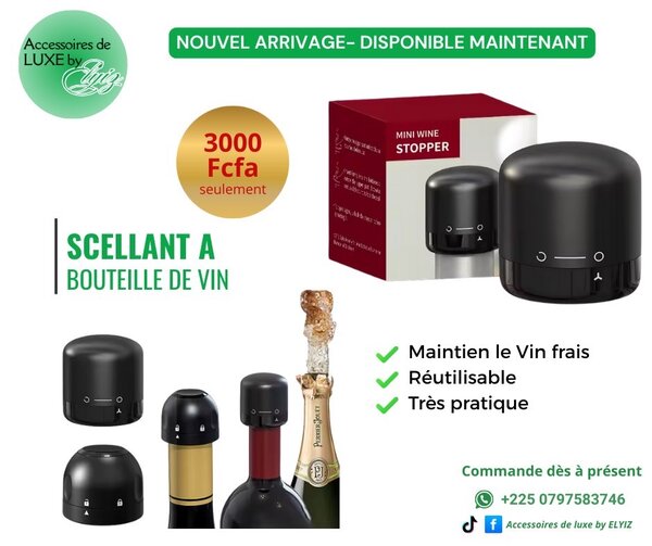 Scellant à Vin Réutilisable