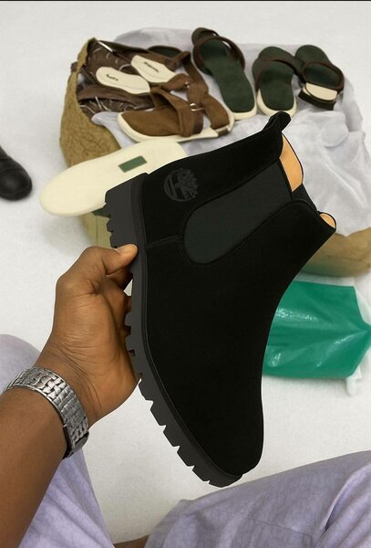 Chelsea Boots en cuir noir