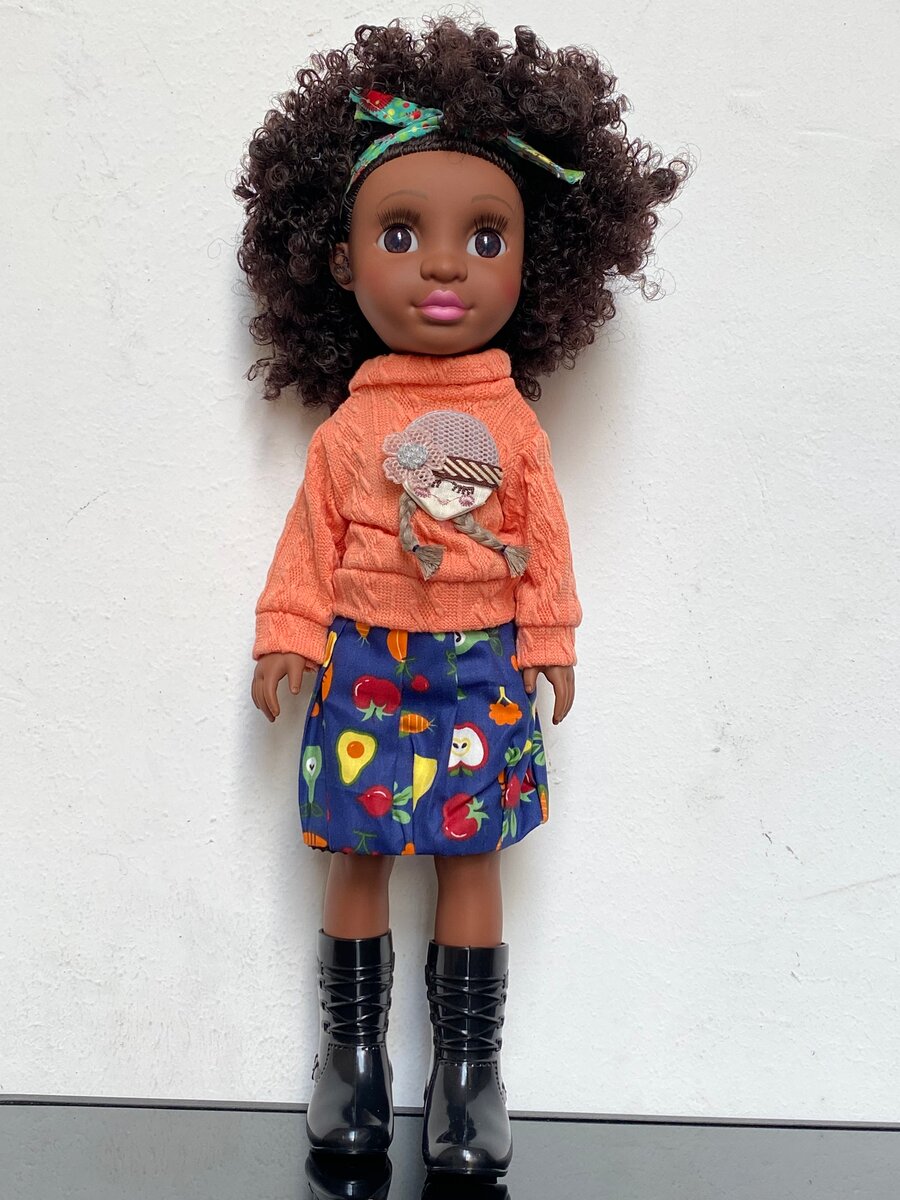 Poupée Africainechantante 46cm