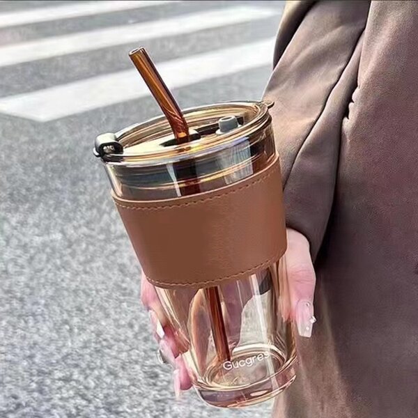 Verre isolant ambré 450ml