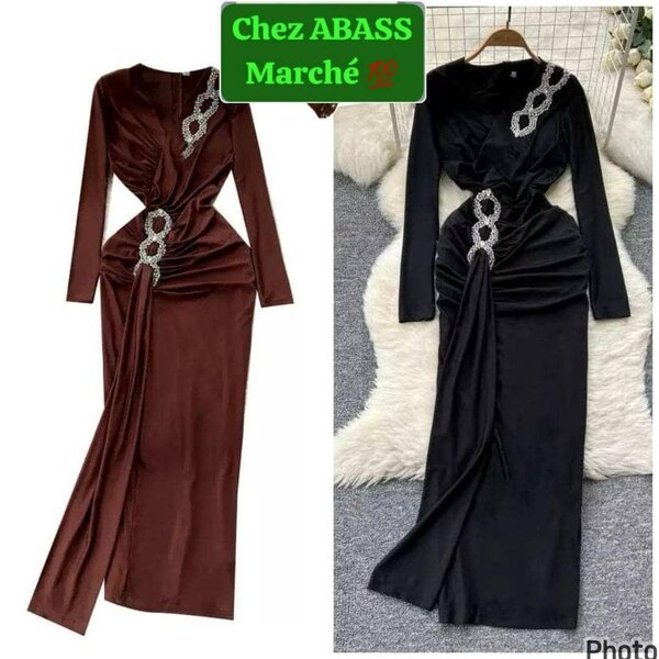 Robe élégante longue soirée