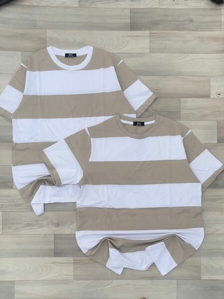 T-shirts assortis rayés