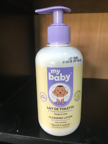 Lait de Toilette Bébé Amande