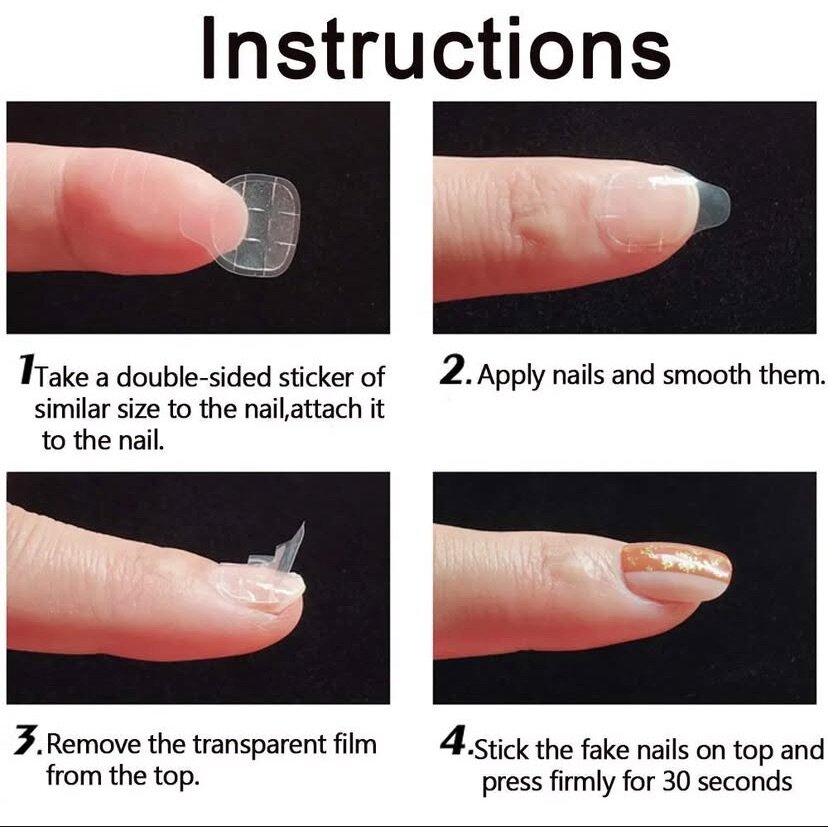 Adhesive Nail tabs/ Nail Stickers