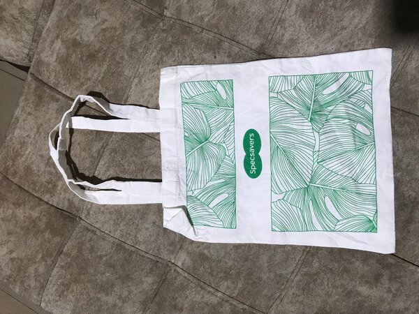 Sac cabas en toile imprimé