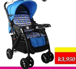 blue-black stroller