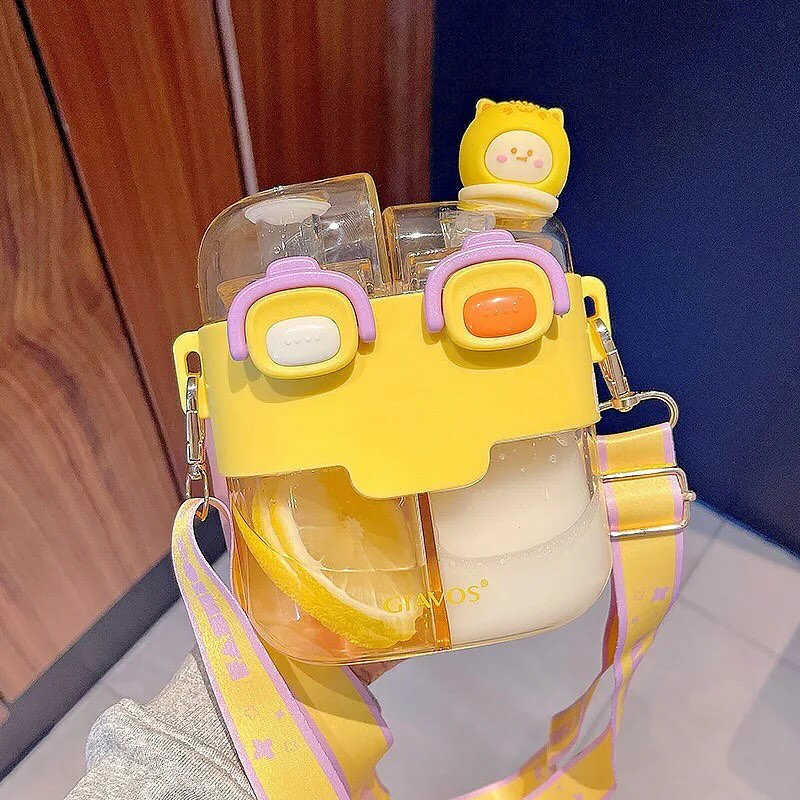 Compartment kids water bottle restock 530 ml