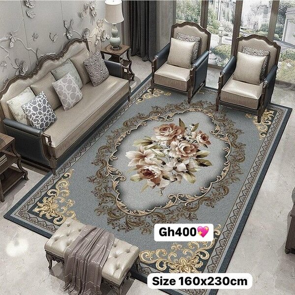 Beautiful and cozy carpet with print