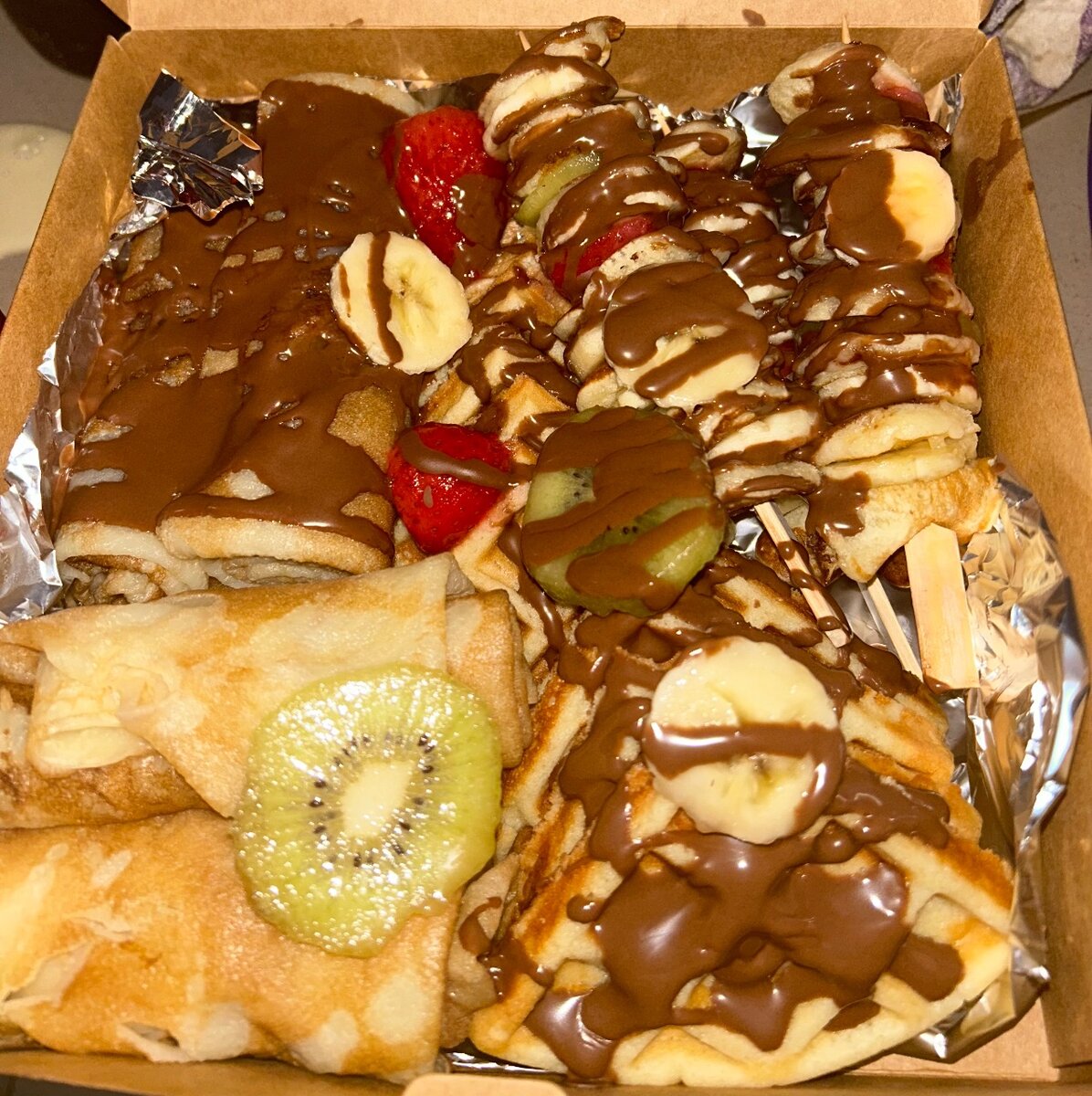 Gaufres ,crêpes ,brochettes