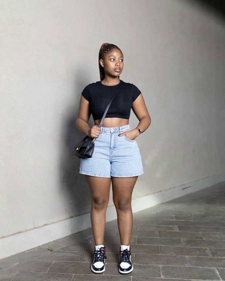 Shorts en jean décontractés