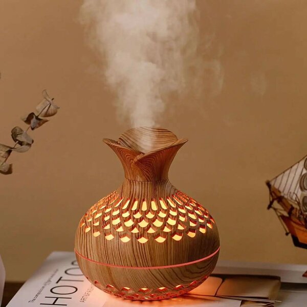 Flower Aroma Humidifier + Essential oil