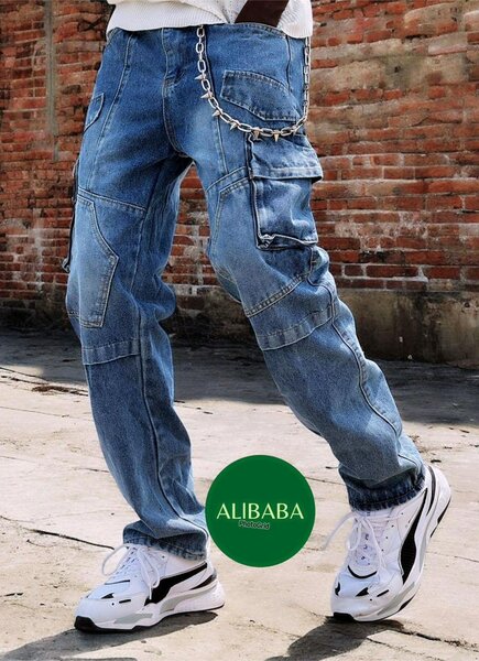 Jeans cargo pour hommes