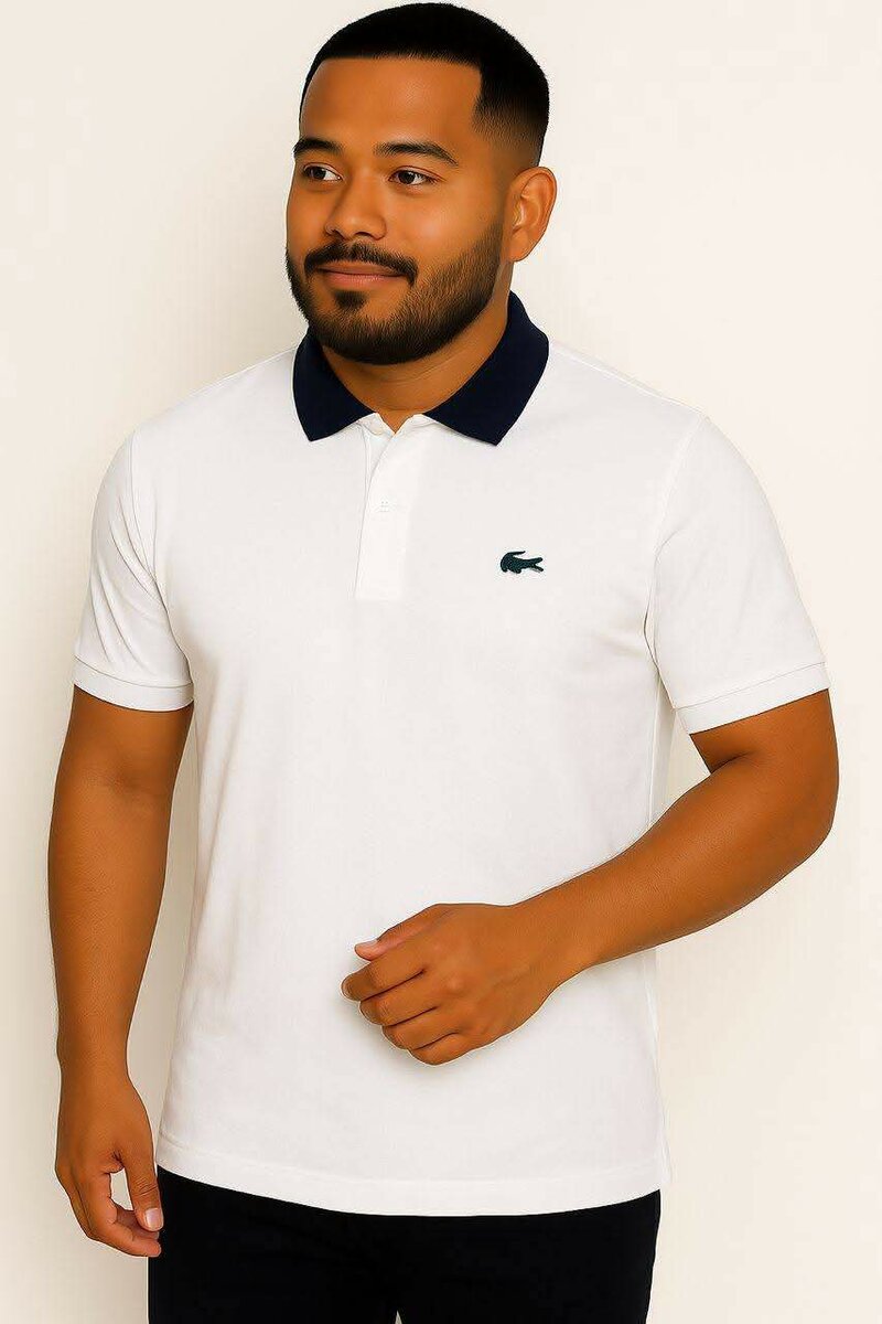 Polo homme moderne en coton