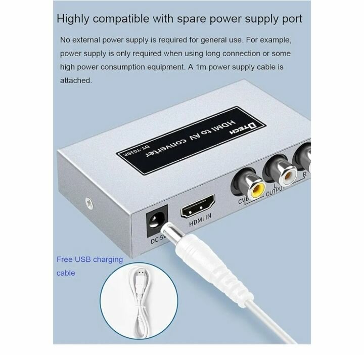 Convertisseur HDMI vers AV 1080P