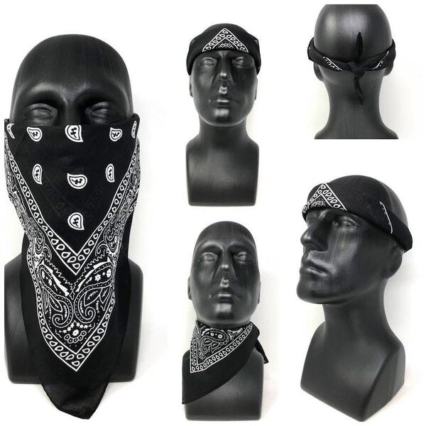 Bandana Multifonctionnelle Noir