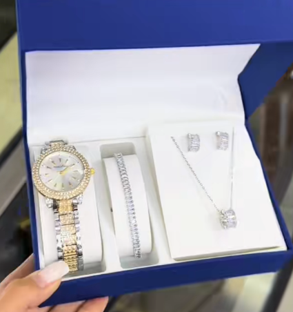 Зергер комплект + саат