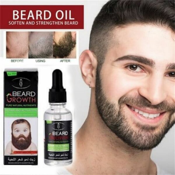 Huile de Croissance Barbe et Cheveux