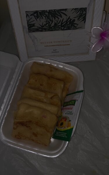 Crêpe jambon béchamel fromages