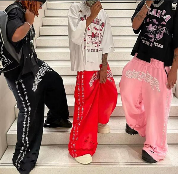 Pantalons amples tendance