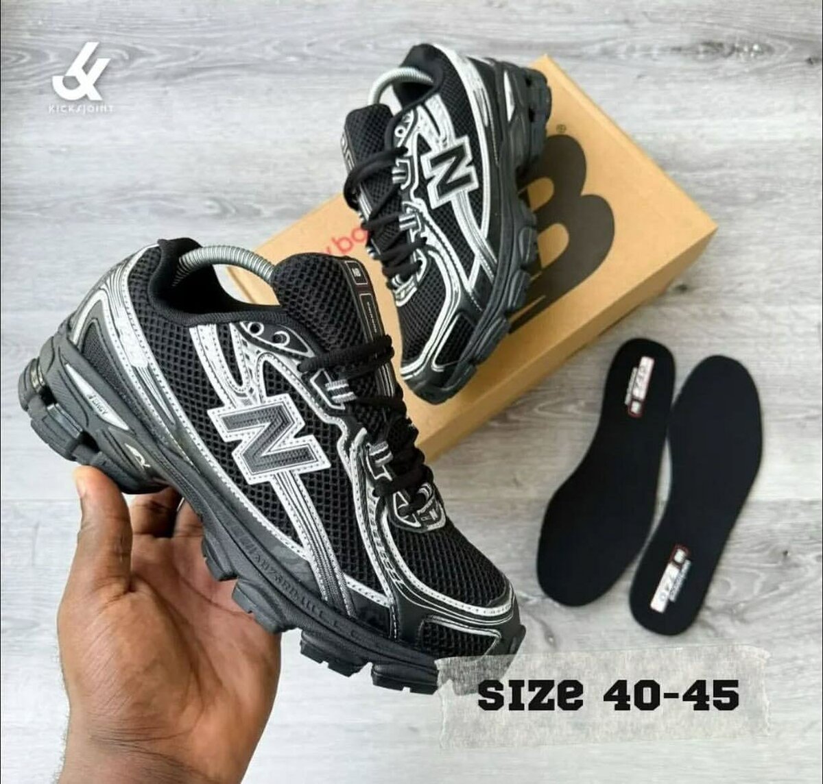 Chaussures de sport noires