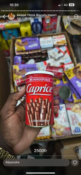 Gaufrettes Caprice Chocolat