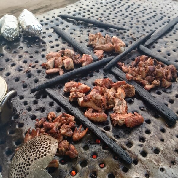 Poulet grillé savoureux