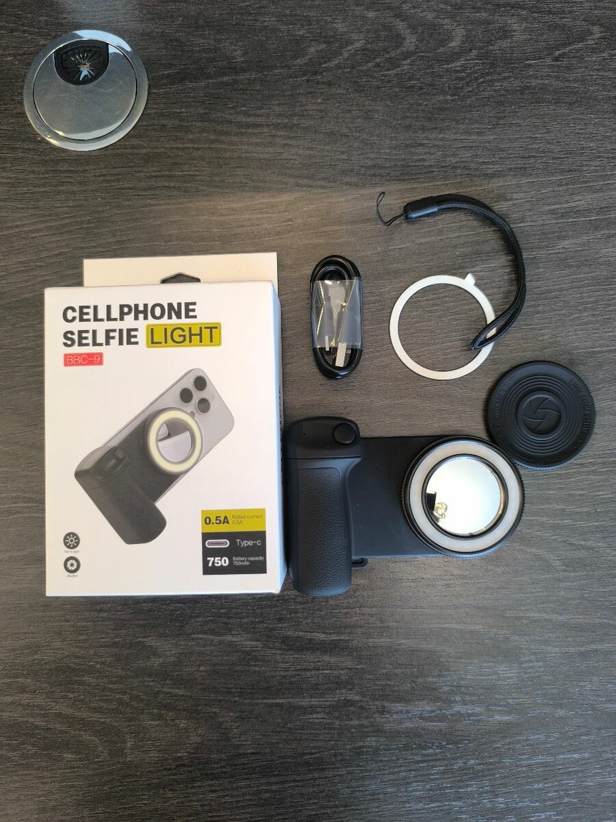 Support Lumière Selfie Portatif