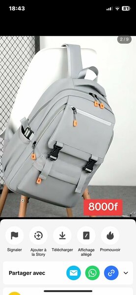 Sac à dos stylé et pratique