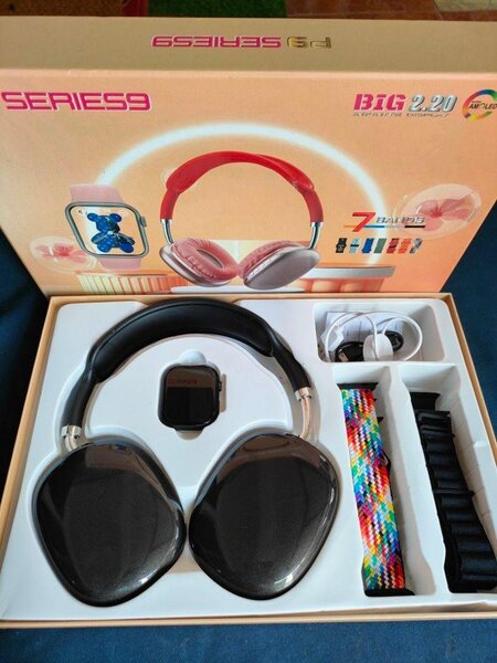 Smart watch with headset