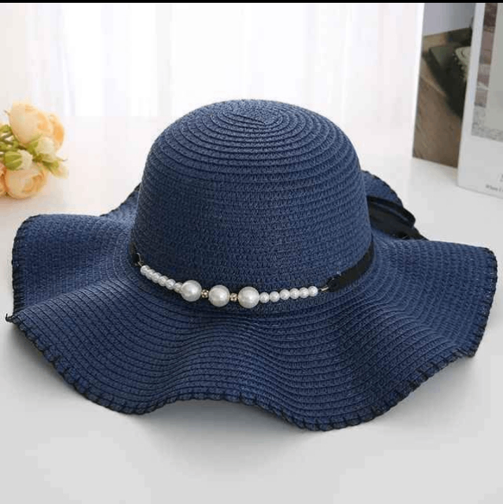 Chapeau de paille pour plage