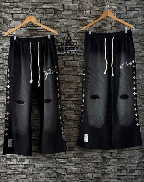 Pantalons larges stylés unisexes