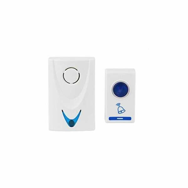 PARTAGEZ CE PRODUIT   Durable Sonnette Sans Fil 1 Pièce Avec 36 Sonneries - Blanc