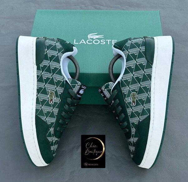 Lacoste Baskets Vertes Homme