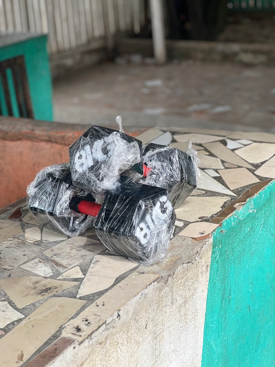 Haltères hexagonales 8kg